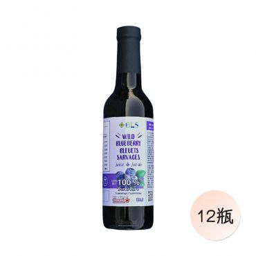 BLS苩理蒔100%野生藍莓汁／12瓶(箱)